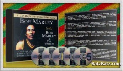 Bob Marley - Gold Bob Marley & The Wailers (5 CD Box) (2006) [Lossless]