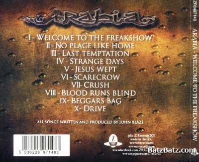 Arabia - Welcome To The Freakshow (2011) Lossless