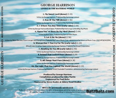 George Harrison - Living In The Material World (Deluxe Limited Edition) 2011 LOSSLESS