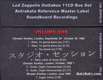 Led Zeppelin - Outtakes vol.1 1997 (bootleg) LOSSLESS