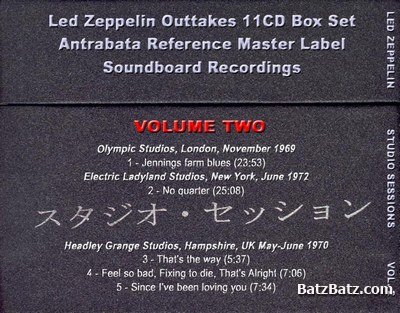 Led Zeppelin - Outtakes vol.2  1997 (bootleg) LOSSLESS