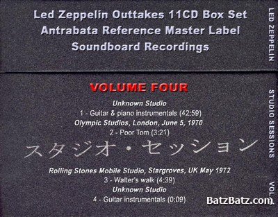 Led Zeppelin - Outtakes vol.4 1997 (bootleg) (Lossless)