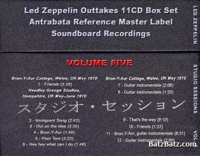 Led Zeppelin - Outtakes vol.5 1997 (bootleg) (Lossless)