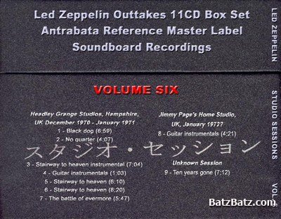 Led Zeppelin - Outtakes vol.6 1997 (bootleg) (Lossless)