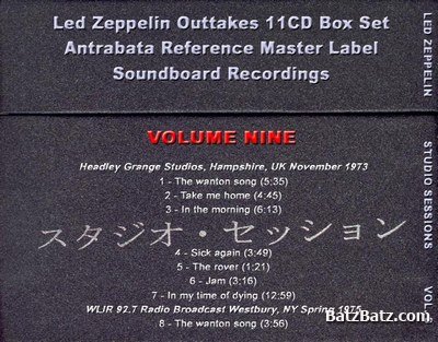 Led Zeppelin - Outtakes vol.9 1997 (bootleg) (Lossless)