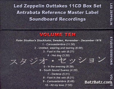 Led Zeppelin - Outtakes vol.10 1997 (bootleg) (Lossless)