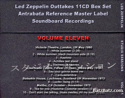 Led Zeppelin - Outtakes vol.11 1997 (bootleg) (Lossless)