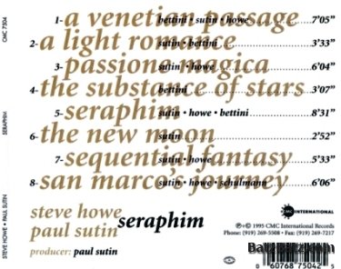 Steve Howe & Paul Sutin - Seraphim 1988 (CMC International Rec. 1995) Lossless