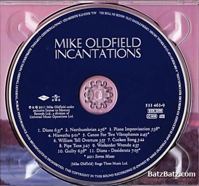 Mike Oldfield - Incantations (1978) [Deluxe Edition 2011] (2CD+DVD) (Lossless)