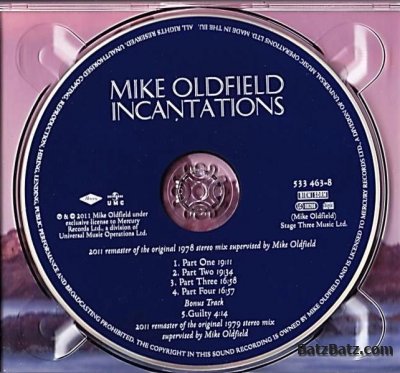 Mike Oldfield - Incantations (1978) [Deluxe Edition 2011] (2CD+DVD) (Lossless)