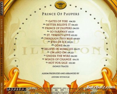 Grand Illusion - Prince Of Paupers (2011 Avalon, Japan) Lossless