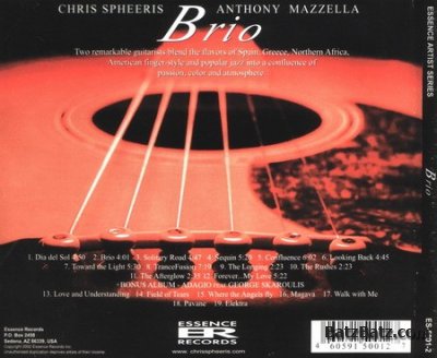 Chris Spheeris and Anthony Mazzella - Brio (2002) (Lossless + MP3)