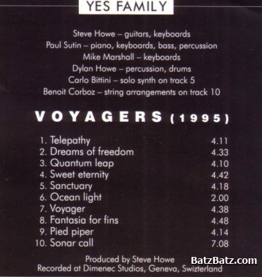 Paul Sutin And Steve Howe - Voyagers (1995) Lossless