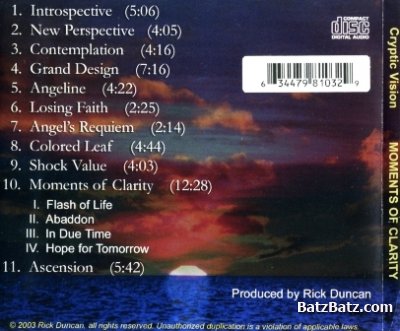 Cryptic Vision - Moments Of Clarity (2003) Lossless