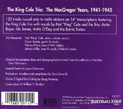 Nat "King" Cole - The MacGregor Years (1941-1945) 1995 Lossless