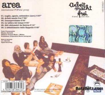 Area - Arbeit Macht Frei 1973 (Edel 2002) Lossless