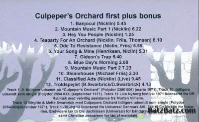 Culpeper's Orchard - Culpeper's Orchard 1971