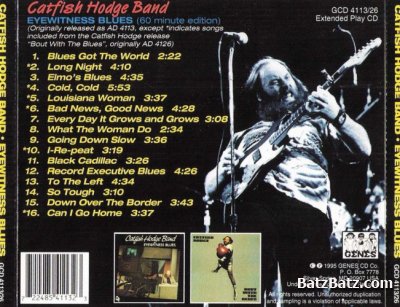 Catfish Hodge Band - Eyewitness Blues (1980)CD1995