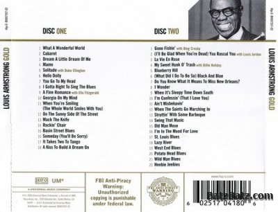 Louis Armstrong - Gold (2CD) 2006 (Lossless + MP3)