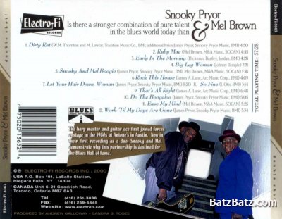 Snooky Pryor & Mel Brown - Double Shot! (2000)Lossless + MP3