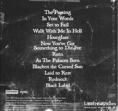 Lamb Of God - Wrath Tour 2009-2010 (2012 Bonus Live CD on ''Resolution'') lossless