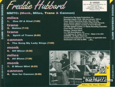 Freddie Hubbard - MMTC (Monk, Miles, Trane & Cannon) (1995)