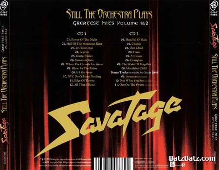 Savatage - Still The Orchestra Plays: Greatest Hits [vol. 1&2] (2010) (Lossless + MP3)