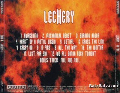 Lechery - In Fire (Japanese Edition) 2011 (Lossless + MP3)