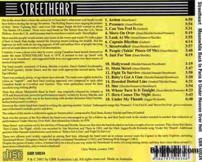 Streetheart - Meanwhile Back In Paris / Under Heaven Over Hell 1978/1979 (GBR Australian Ltd. 2001) lossless