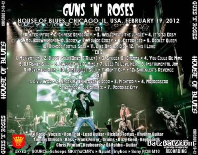 Guns 'n' Roses - Once in a Lifetime (House Of Blues,Chicago) 2012 3CD Set Lossless