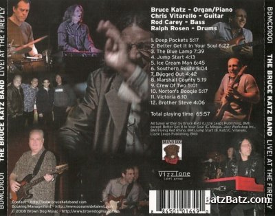 The Bruce Katz Band - Live! At The Firefly (2008)