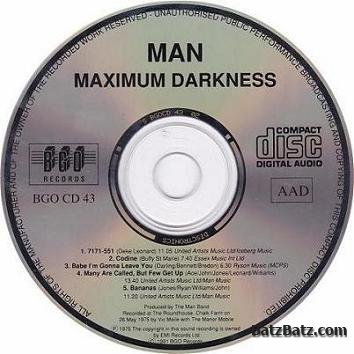 Man - Maximum Darkness 1975 (Lossless)