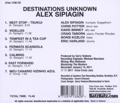 Alex Sipiagin - Destinations Unknown (2011)