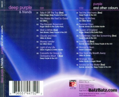 Deep Purple And Friends - Purple And Other Colours 2CD (2003) lossless