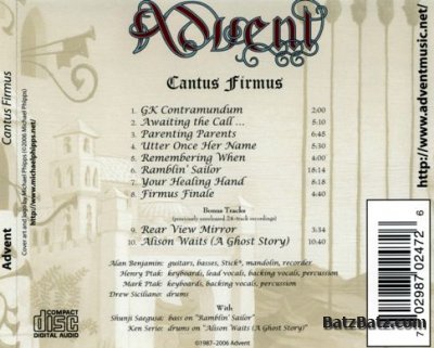 Advent - Cantus Firmus (2006) lossless