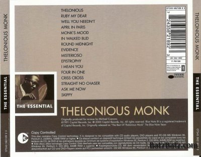 Thelonious Monk - The Essential (2003) [Lossless]