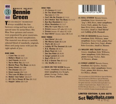 Bennie Green - Mosaic Select (Box Set 3CD) (2003)