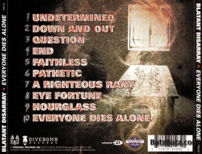 Blatant Disarray - Everyone Dies Alone (Limited Edition) 2010 (Lossless + MP3)