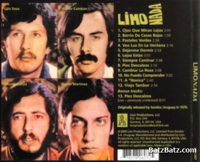 Limonada - Limonada 1970 (Lion Productions 2005) Lossless