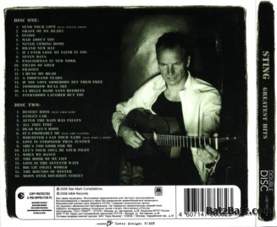 Sting - Greatest Hits (2CD) 2008 (Lossless + MP3)