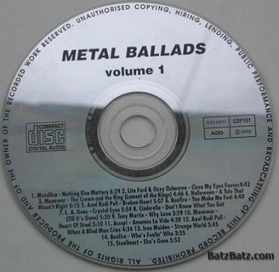 VA - Metal Ballads Vol.1 (1993) (Lossless)