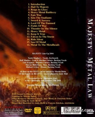 Majesty - Metal Law (2004) [DVD5]