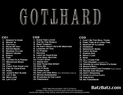 Gotthard - The Best 2012 [3CD] (lossless+mp3) (Bootleg)