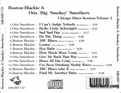 Boston Blackie & Otis 'Big Smokey' Smothers - Chicago Blues Session Vol1 (1998) Lossless + MP3