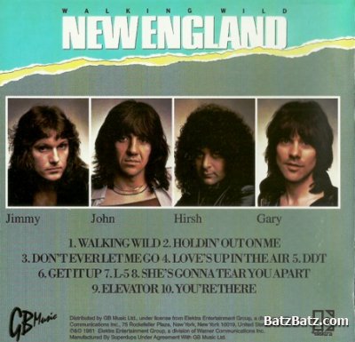 New England - Walking Wild 1981 (GB Music/Elektra 1998) Lossless