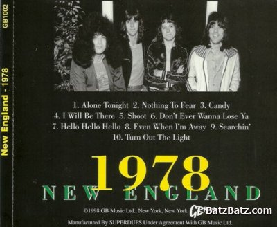 New England - 1978 (GB Music 1998) Lossless