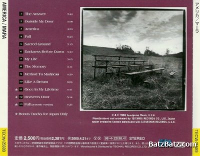 Mara - America 1998 (Teichiku Rec./Japan 2000) Lossless