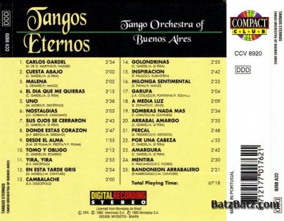 Tango Orchestra of Buenos Aires - Tangos eternos (1993)