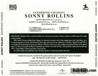 Sonny Rollins - Saxophone Colossus (1956) [Lossless]