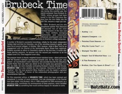 Dave Brubeck Quartet - Brubeck Time (1955) [Lossless]